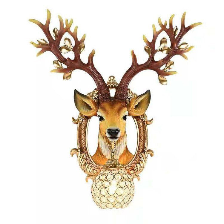 Doe Dream Deer Horn Wall Light
